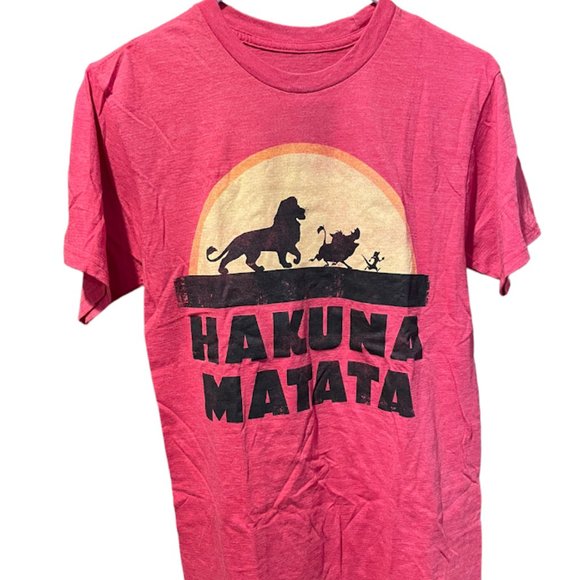 NWOT Disney's Lion King "Hakuna Matata" T-Shirt - Cotton - Unisex Small - Picture 5 of 7
